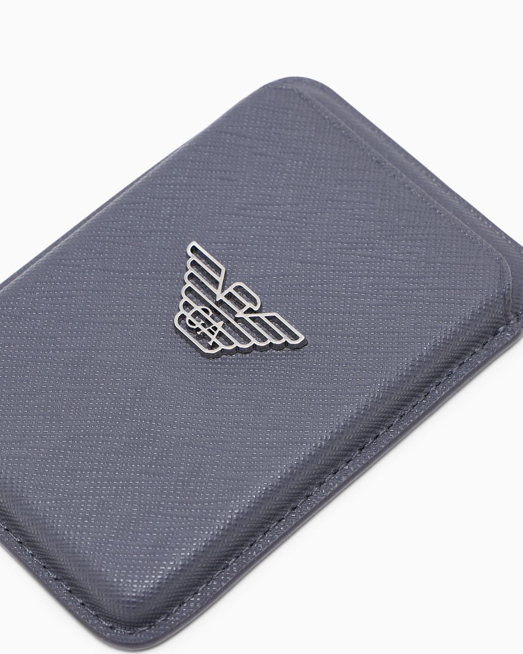 Emporio Armani Blue Phone And Credit Card Holder With Belt for men