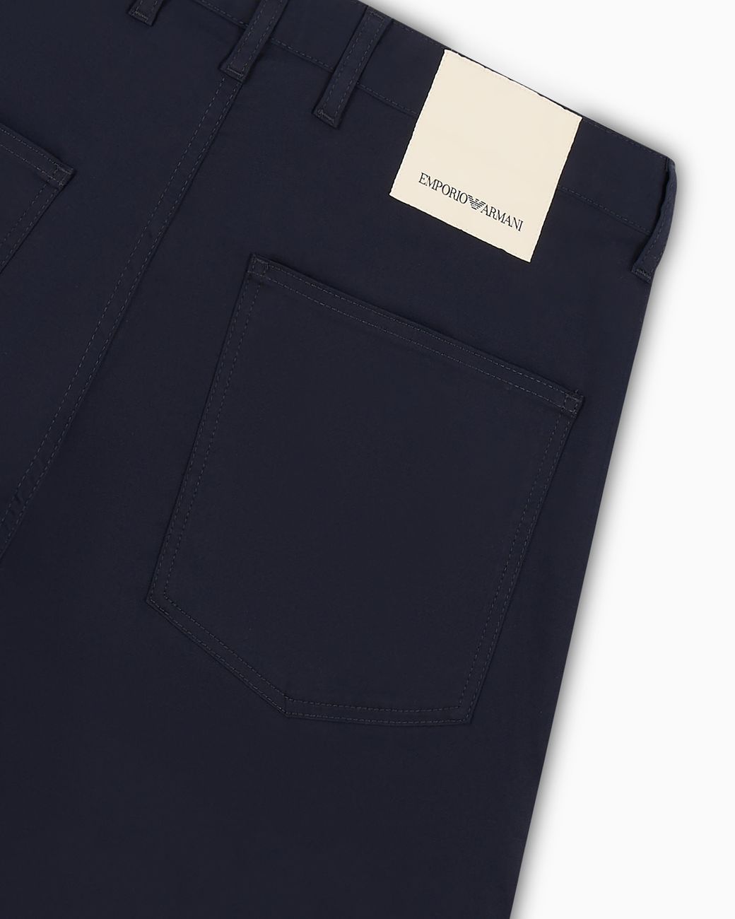 Emporio Armani Blue Five-Pocket Trousers for men