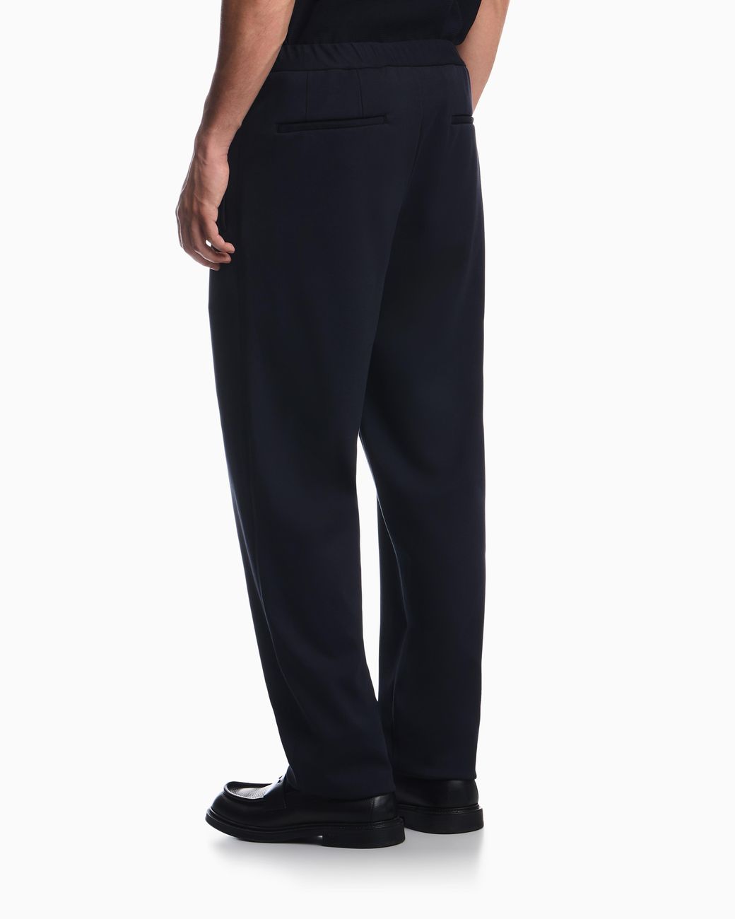 Emporio Armani Blue Jersey Pants for men