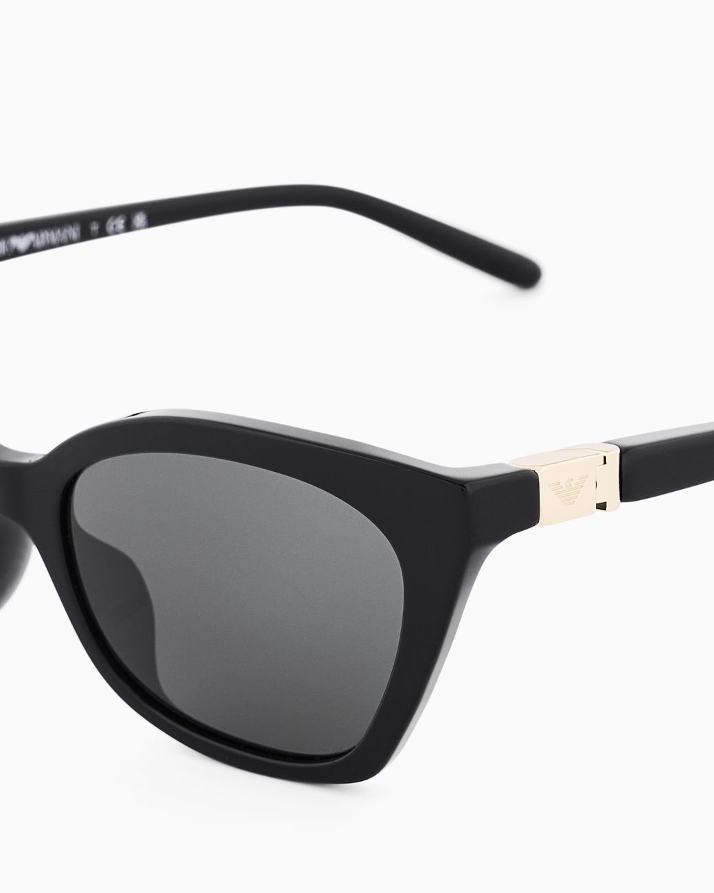 Emporio Armani White Cat-Eye-Shape Sunglasses