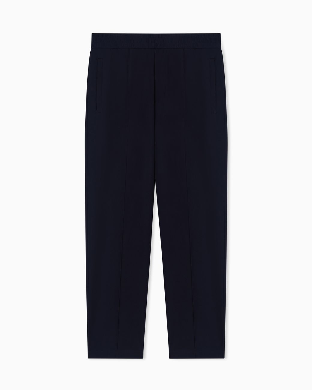 Emporio Armani Blue Nylon Trousers With An Elasticated Waist for men