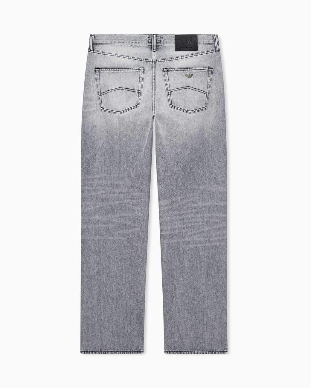 Emporio Armani Gray Five-Pocket Jeans for men