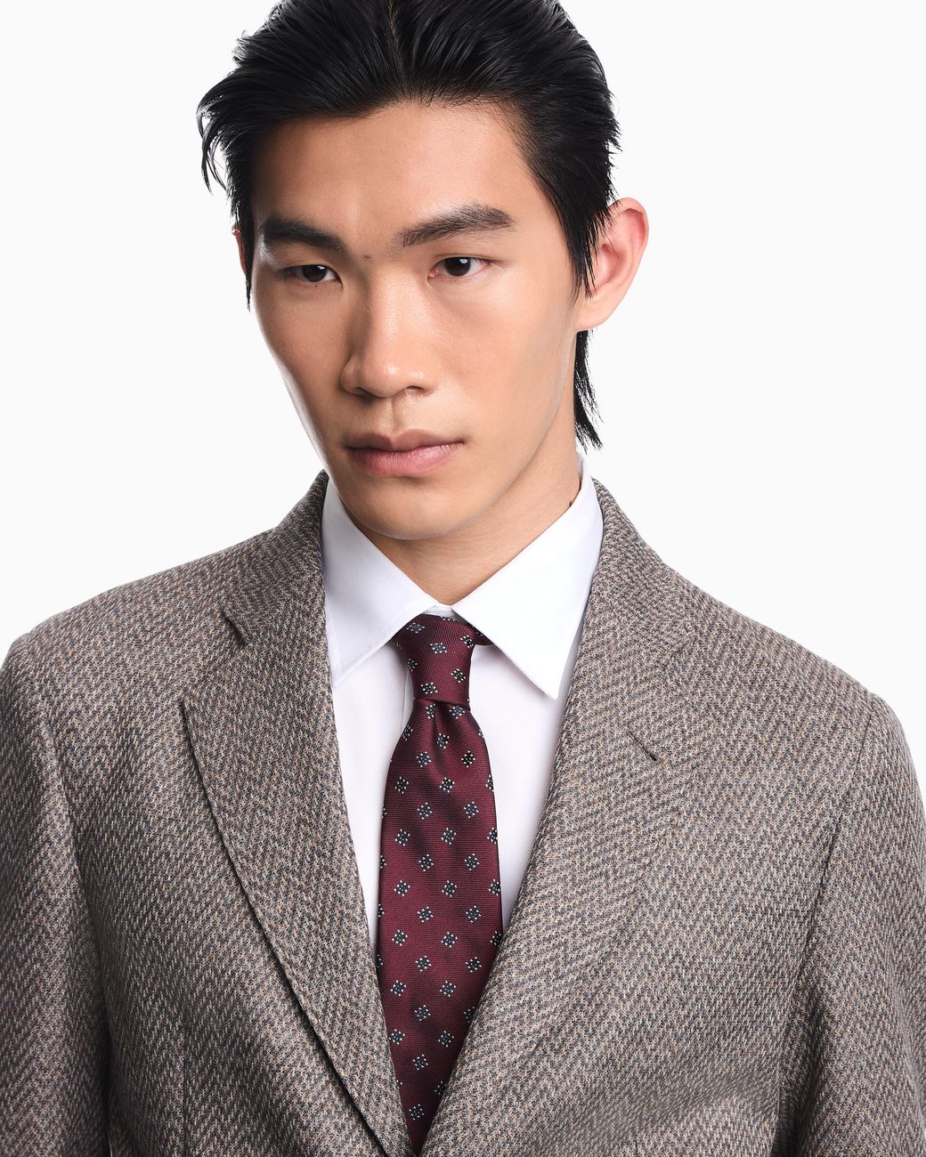 Emporio Armani Gray Unlined Blazer for men