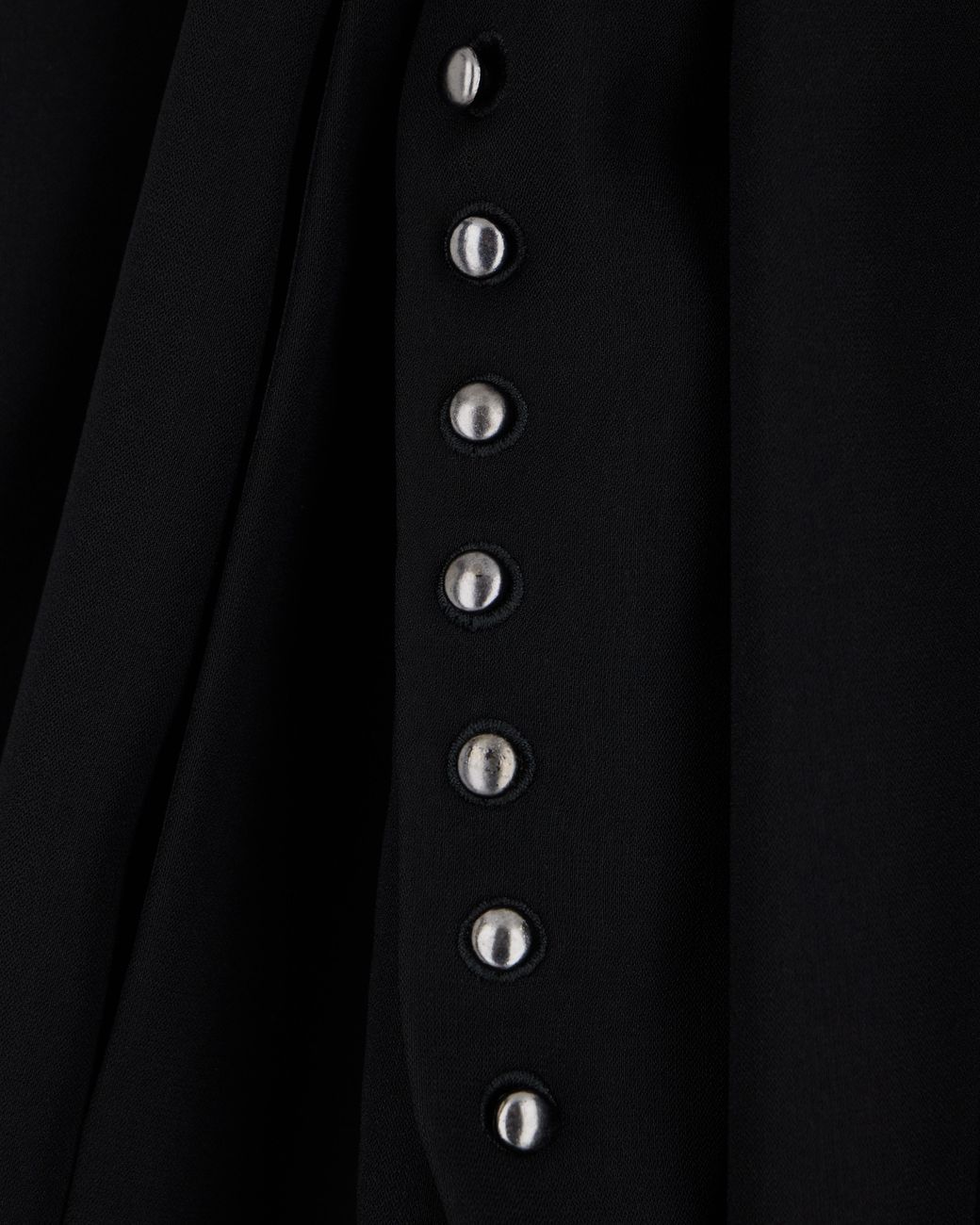 Emporio Armani Black Unlined Wrap Skirt