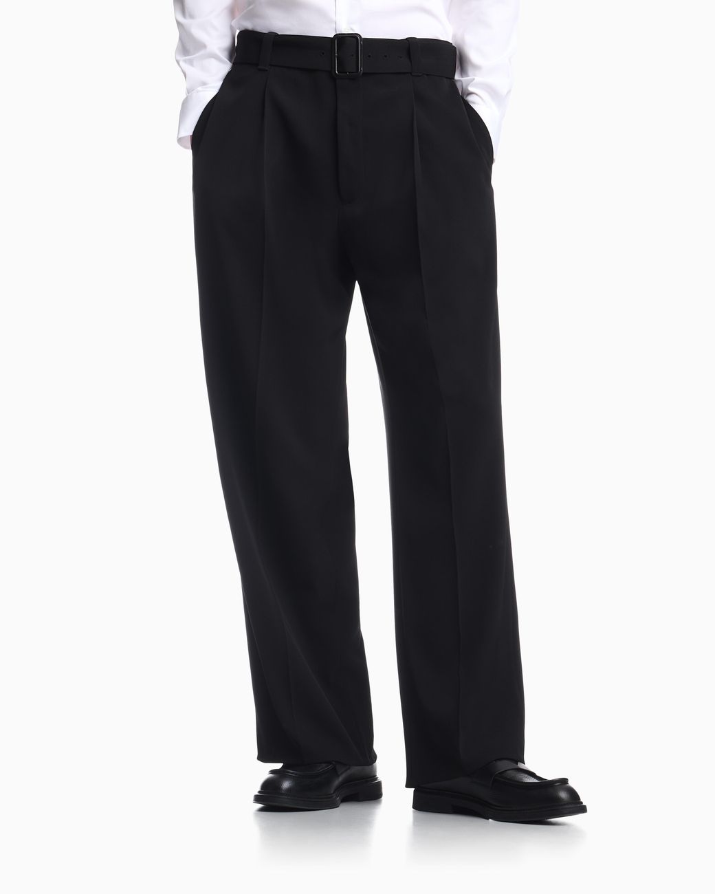 Emporio Armani Black Trousers for men