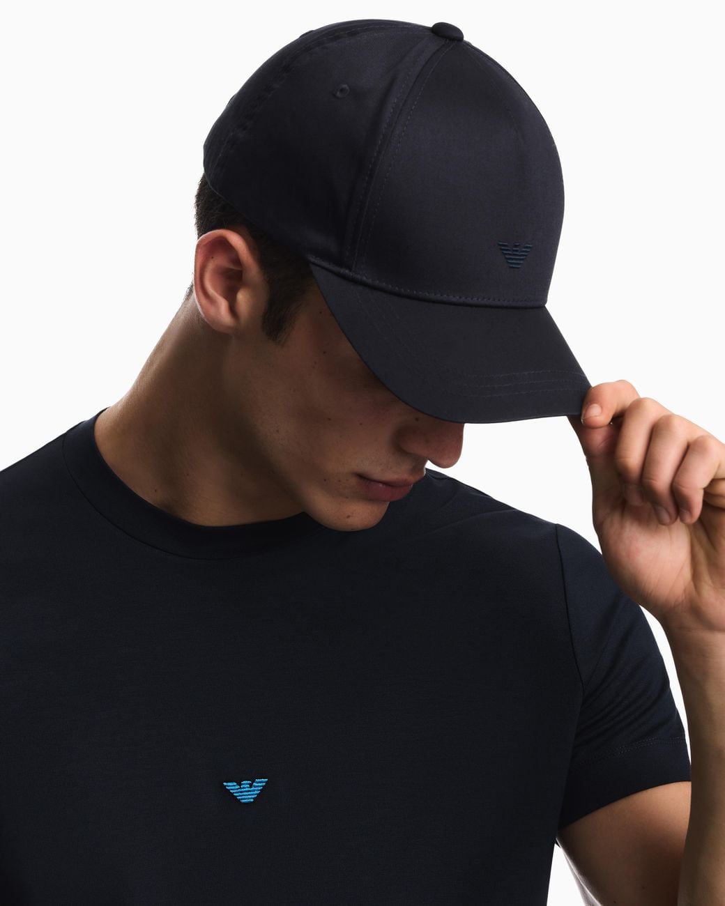 Emporio Armani Blue Ssc Napoli Capsule Baseball Cap for men