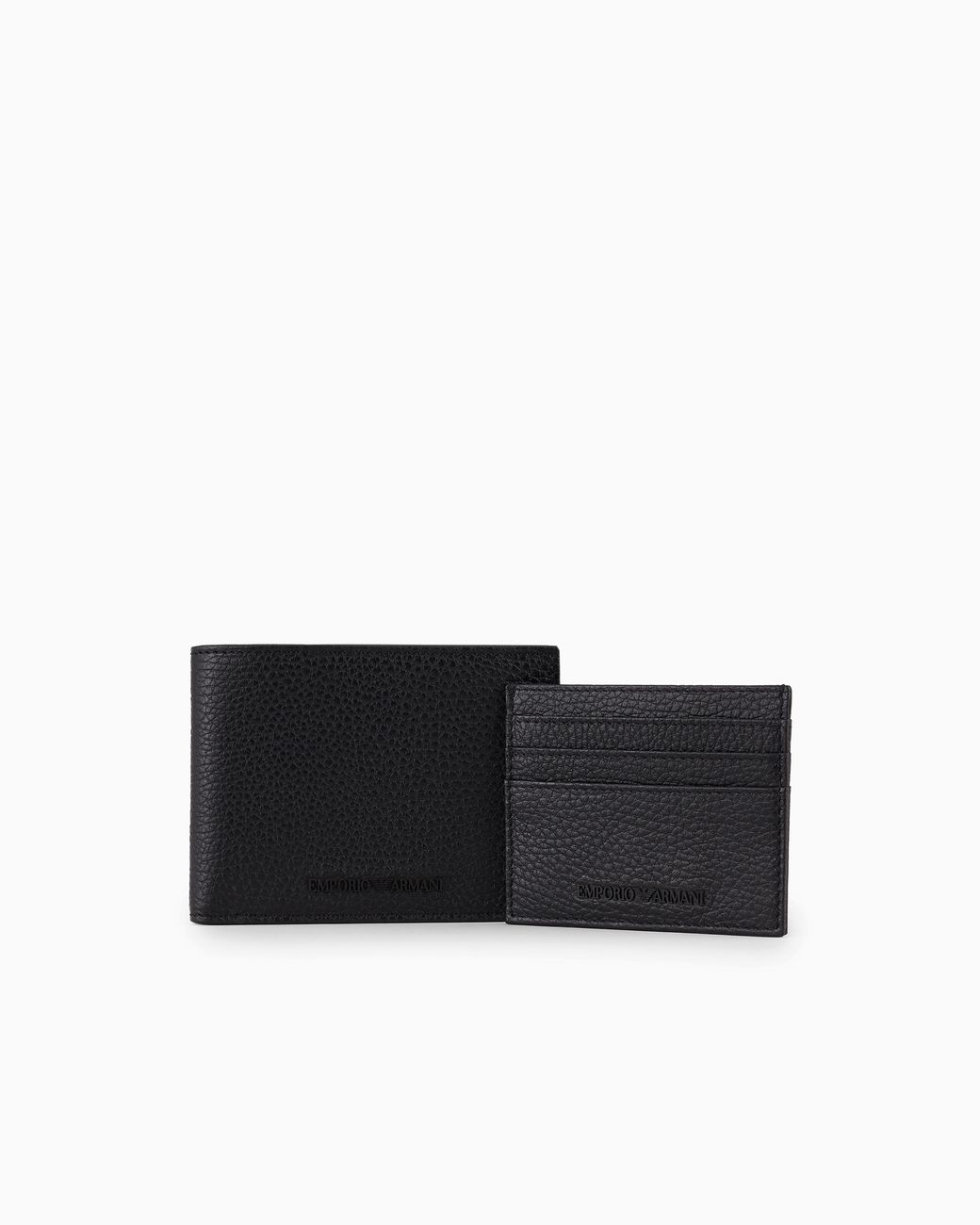 Emporio Armani Black Gift Box With Wallet And Card Holder for men