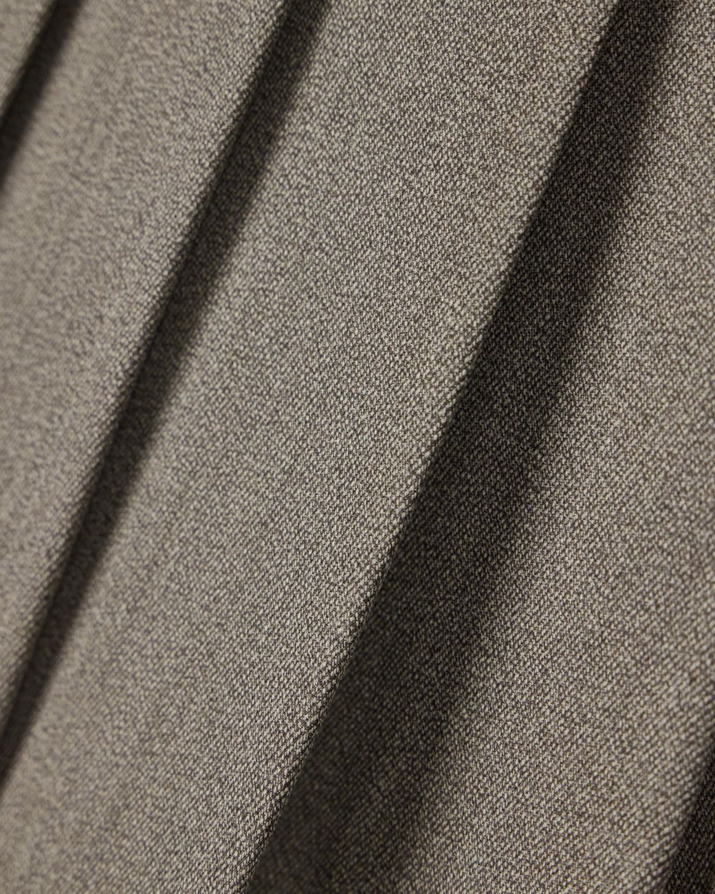 Emporio Armani Gray Pleated Virgin Wool Culottes