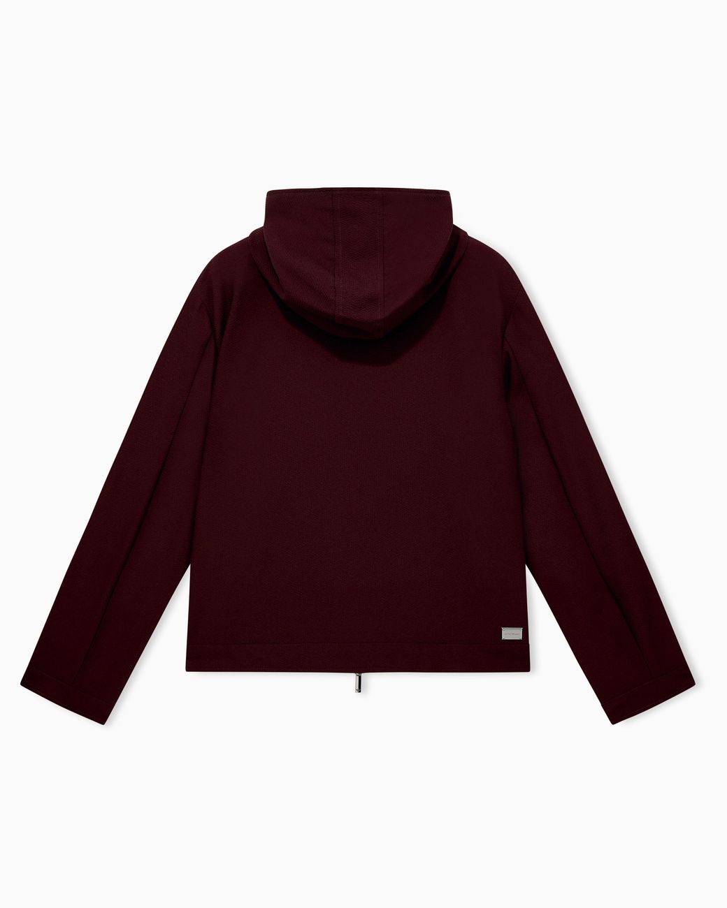 Emporio Armani Red Blouson Jacket Seersucker With Down And Feather Padding for men