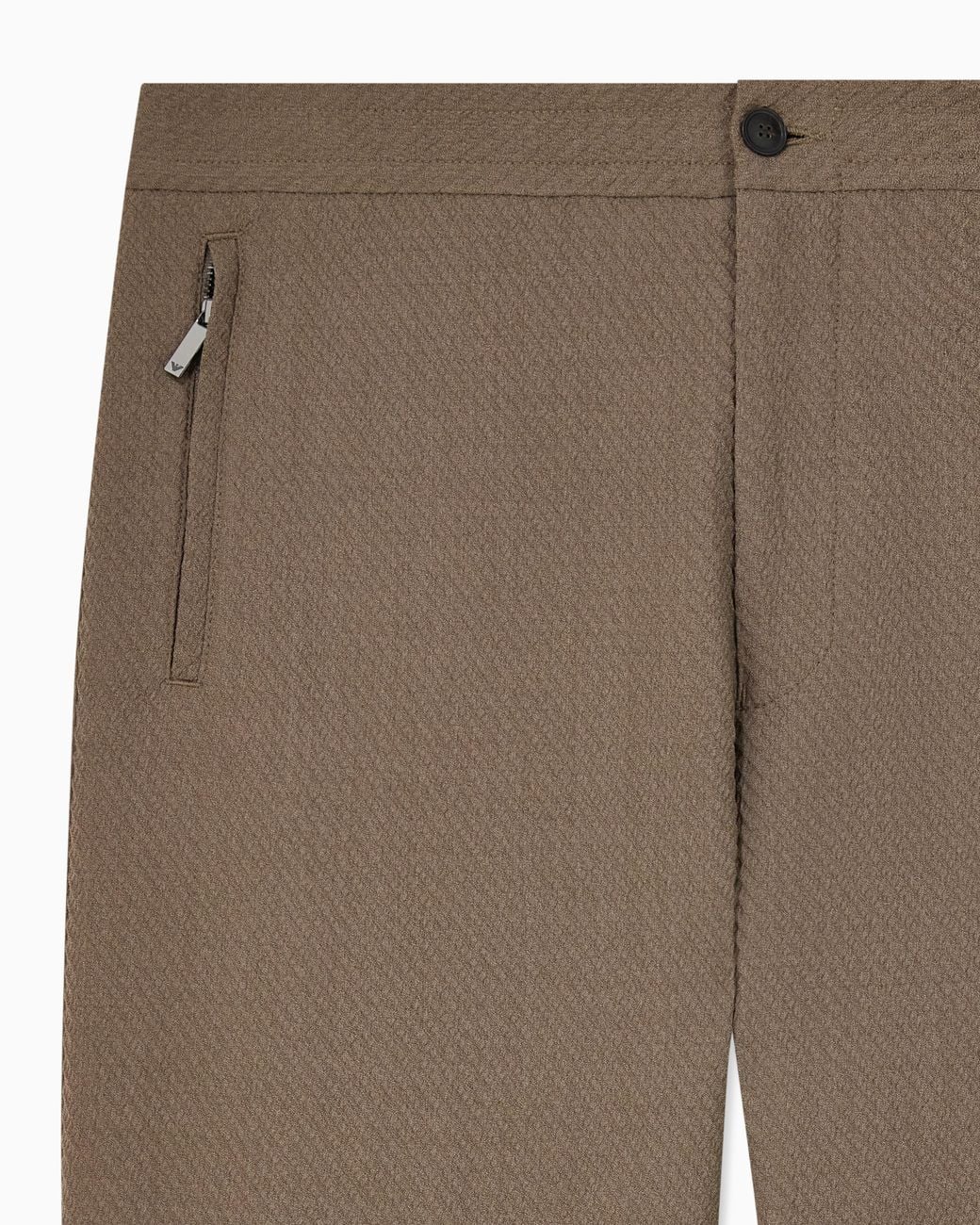 Emporio Armani Brown Formal Trousers for men