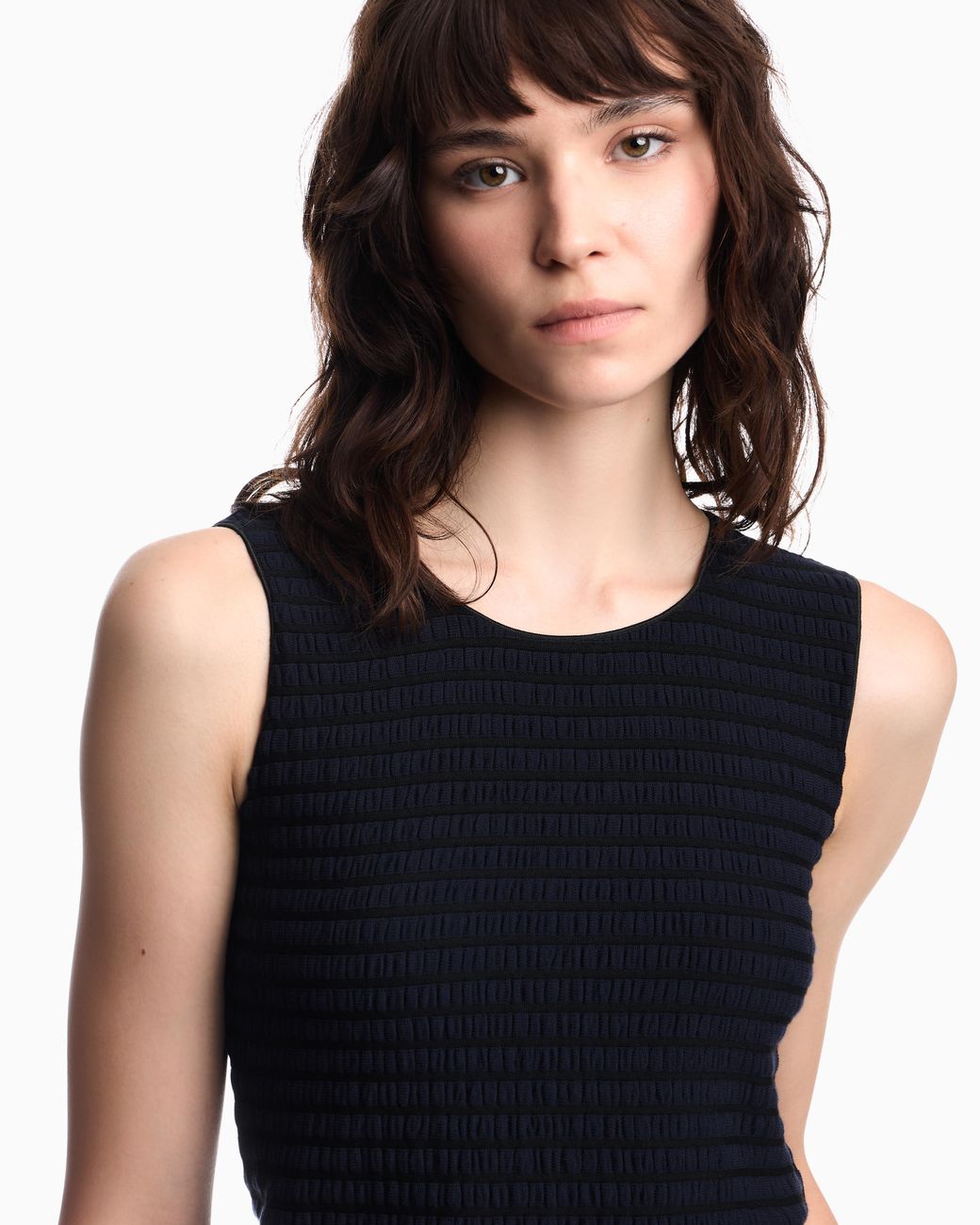 Emporio Armani Blue Slim Fit Top