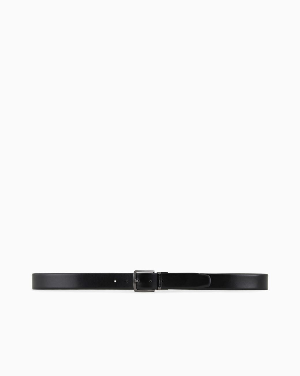 Emporio Armani White Reversible Leather Belt for men