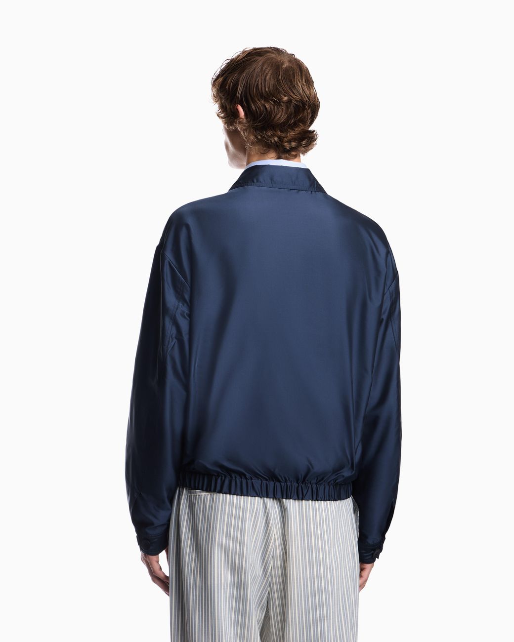 Emporio Armani Blue Blouson Jacket for men