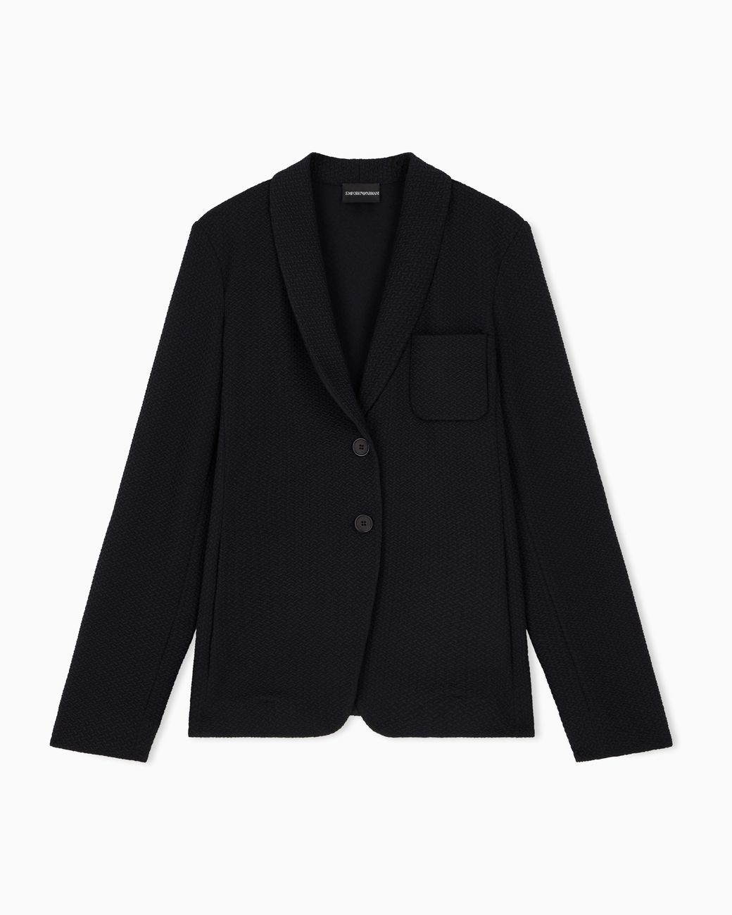 Emporio Armani Blue Unlined Blazer