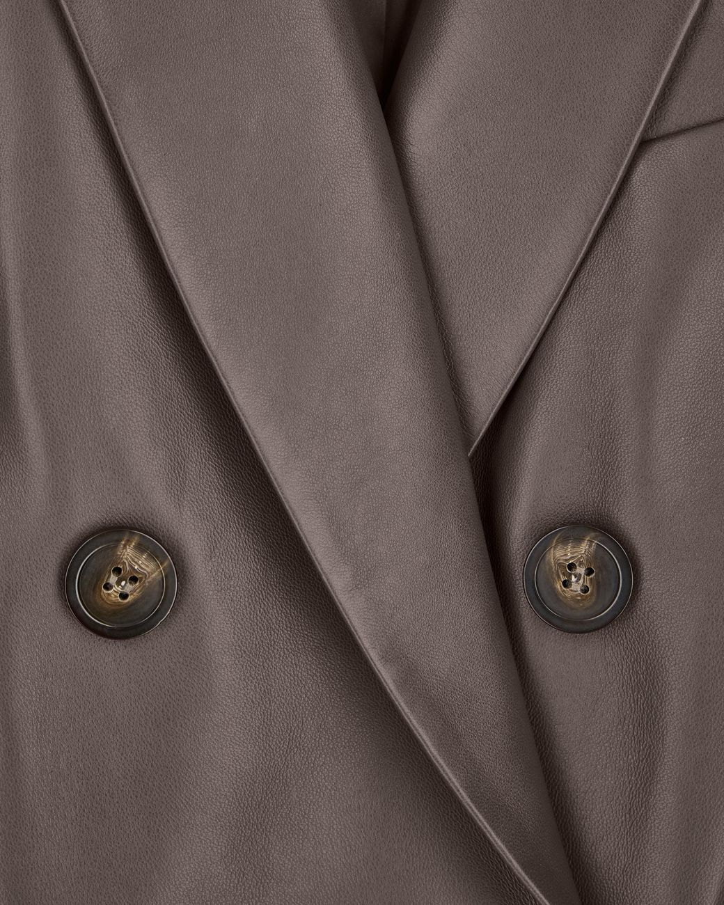 Emporio Armani Brown Slim-Fit Double-Breasted Blazer