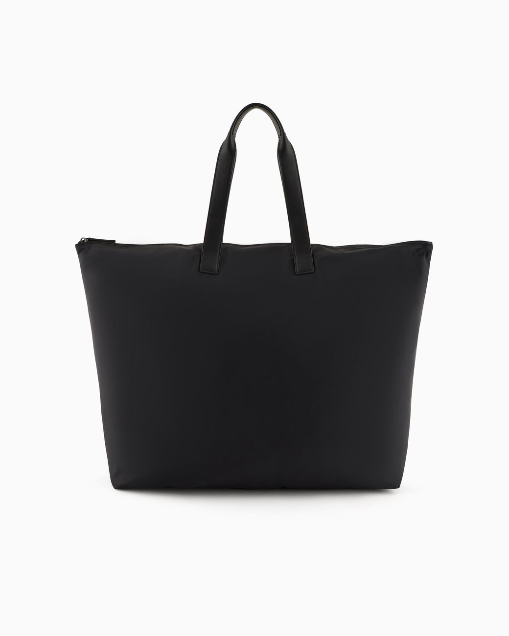 Emporio Armani Black Asv Large Recycled-Nylon Shopper Bag for men