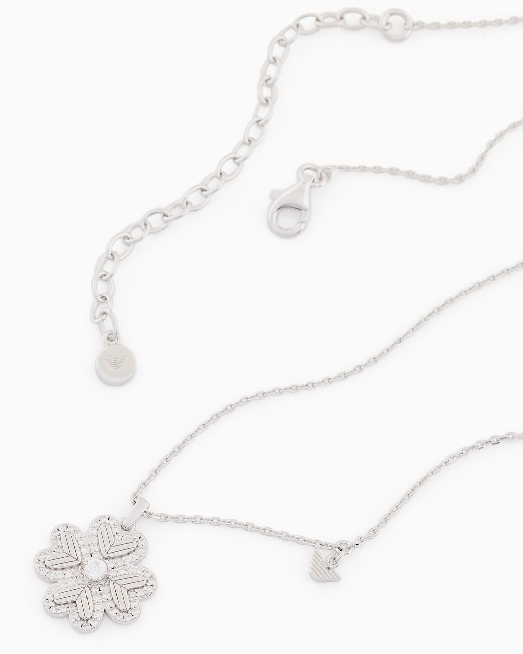 Emporio Armani White Sterling Pendant Necklace