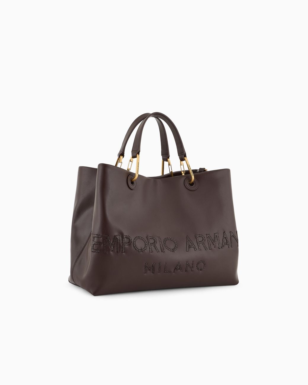 Emporio Armani Brown Myea Shopper Bag