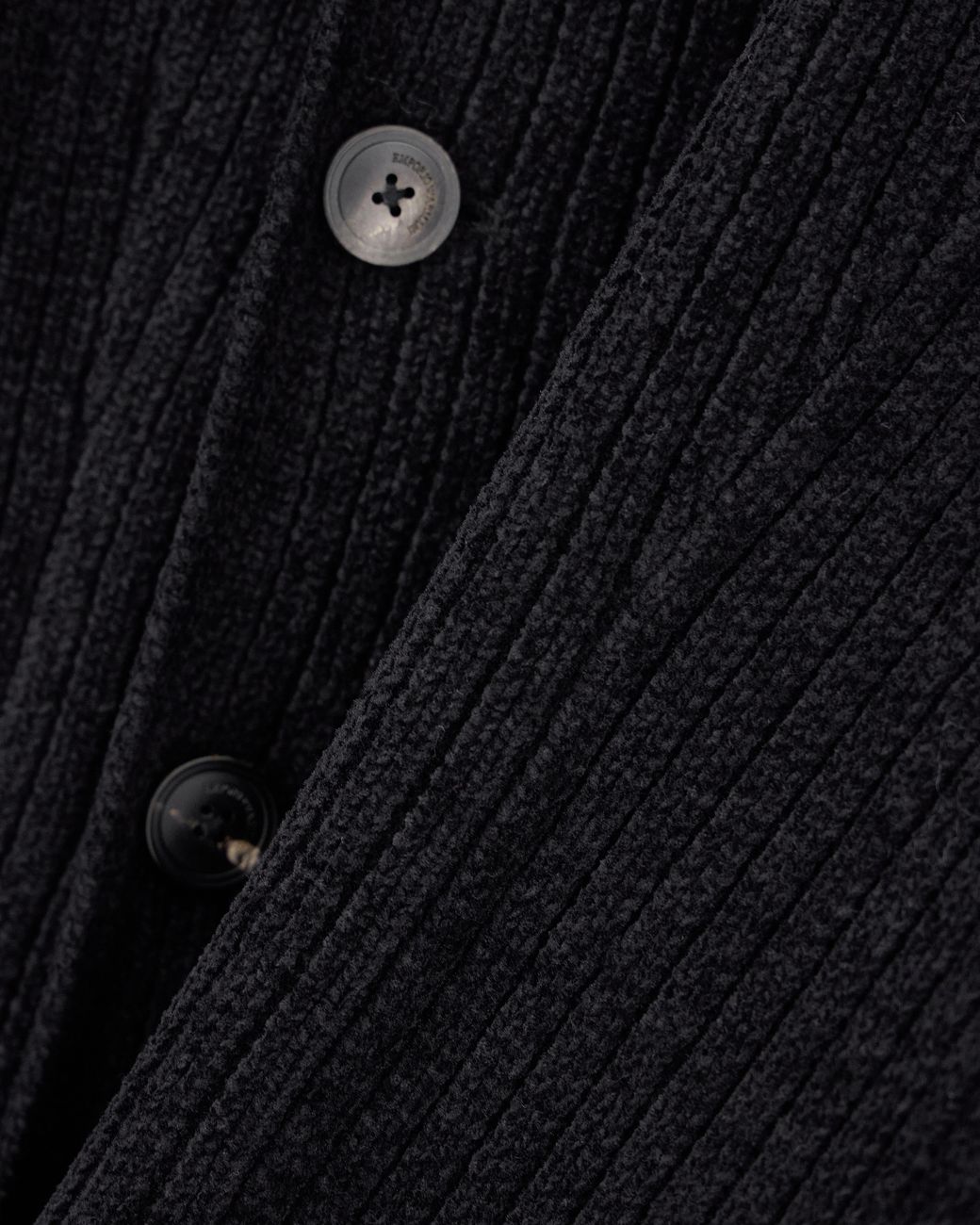 Emporio Armani Blue Signature Capsule Collection Ribbed Knit Jacket With An Off-Centre Fastening for men