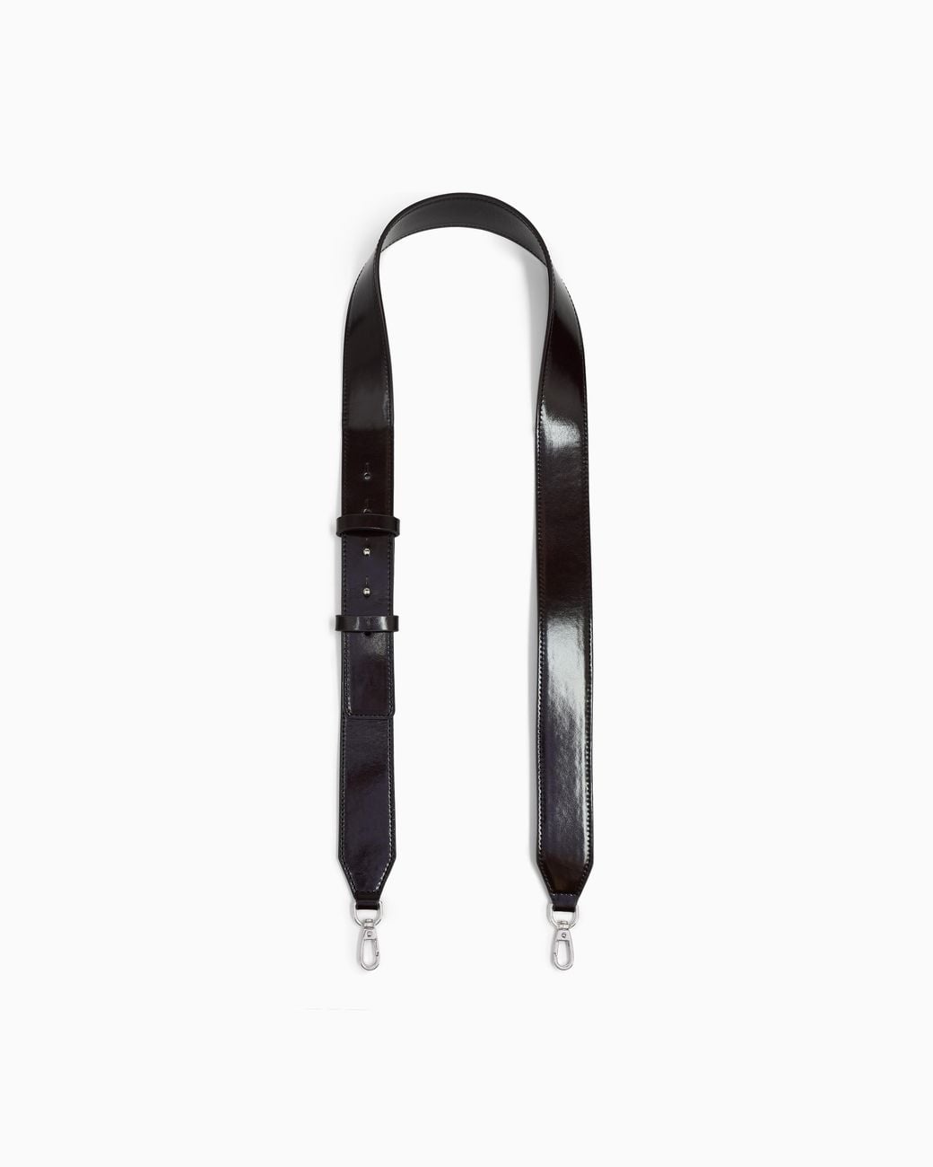 Emporio Armani Black 1981 Brushed Leather Mini Bag