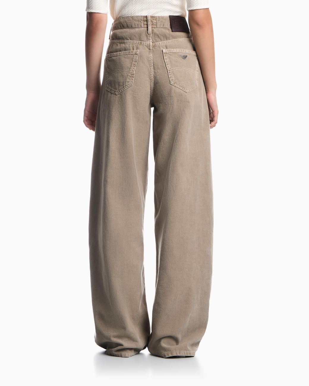 Emporio Armani Natural J3J Five-Pocket Corduroy Pants Armani Jeans