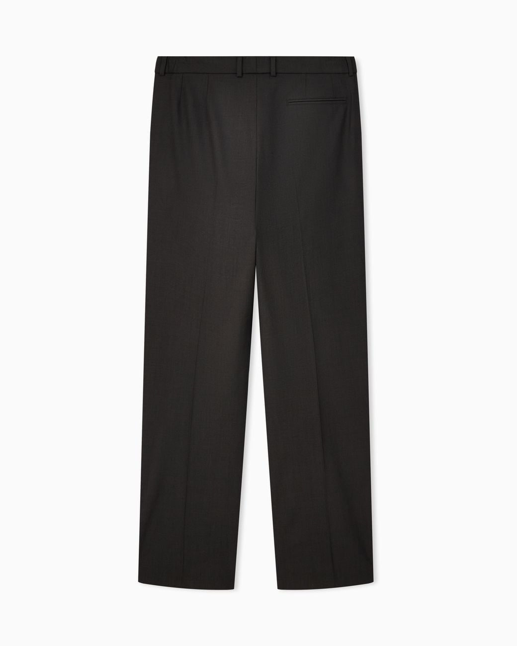 Emporio Armani Black Formal Trousers for men