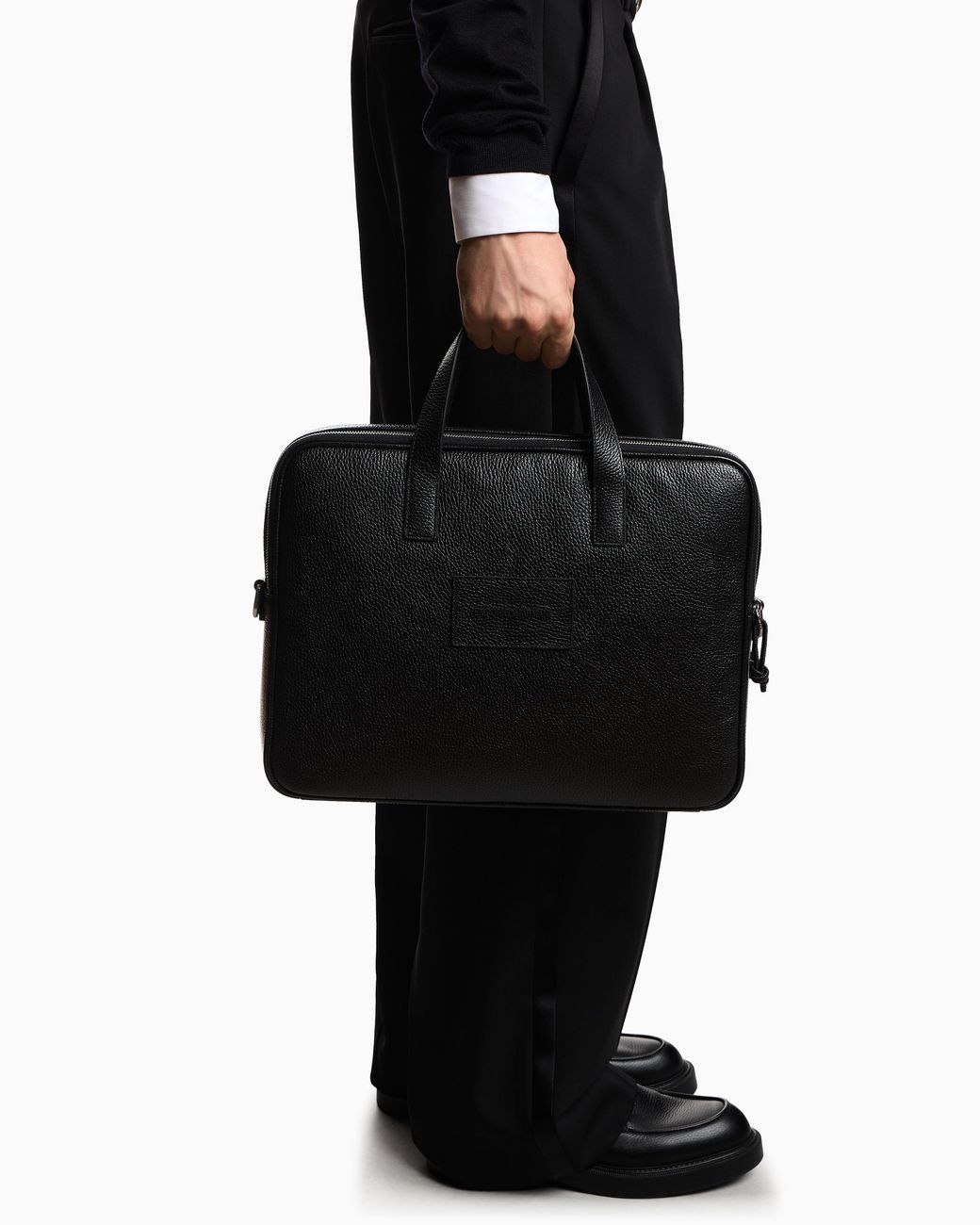 Emporio Armani Black Business Bag for men