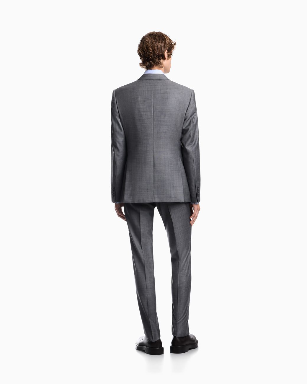 Emporio Armani Gray Lined Suit for men