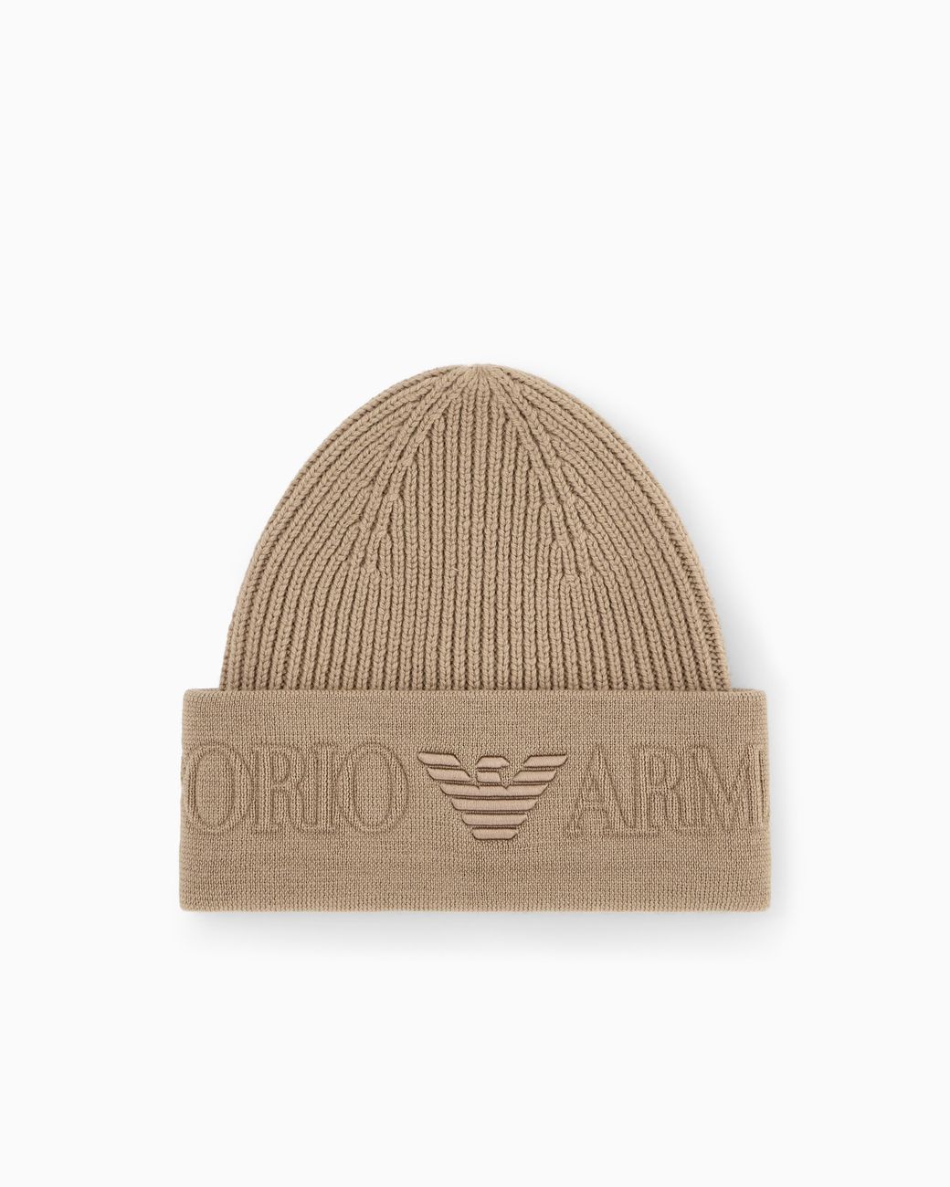Emporio Armani Red Beanie Hat for men