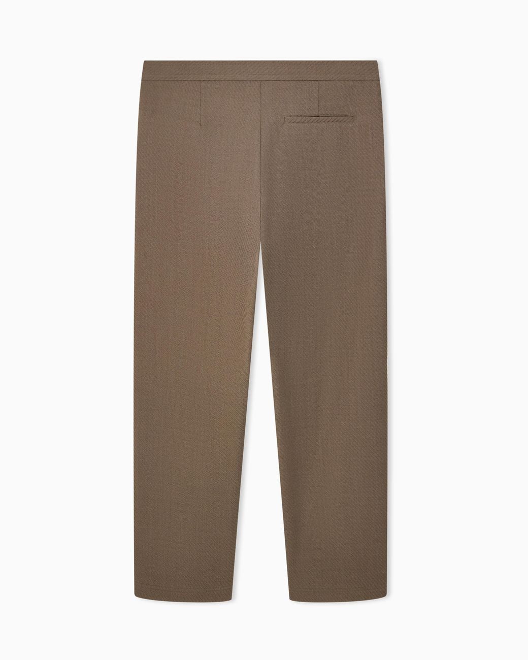 Emporio Armani Brown Formal Trousers for men