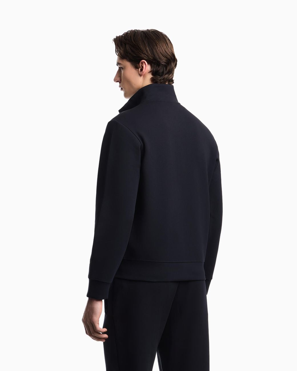 Emporio Armani Blue Full-Zip Sweatshirt for men
