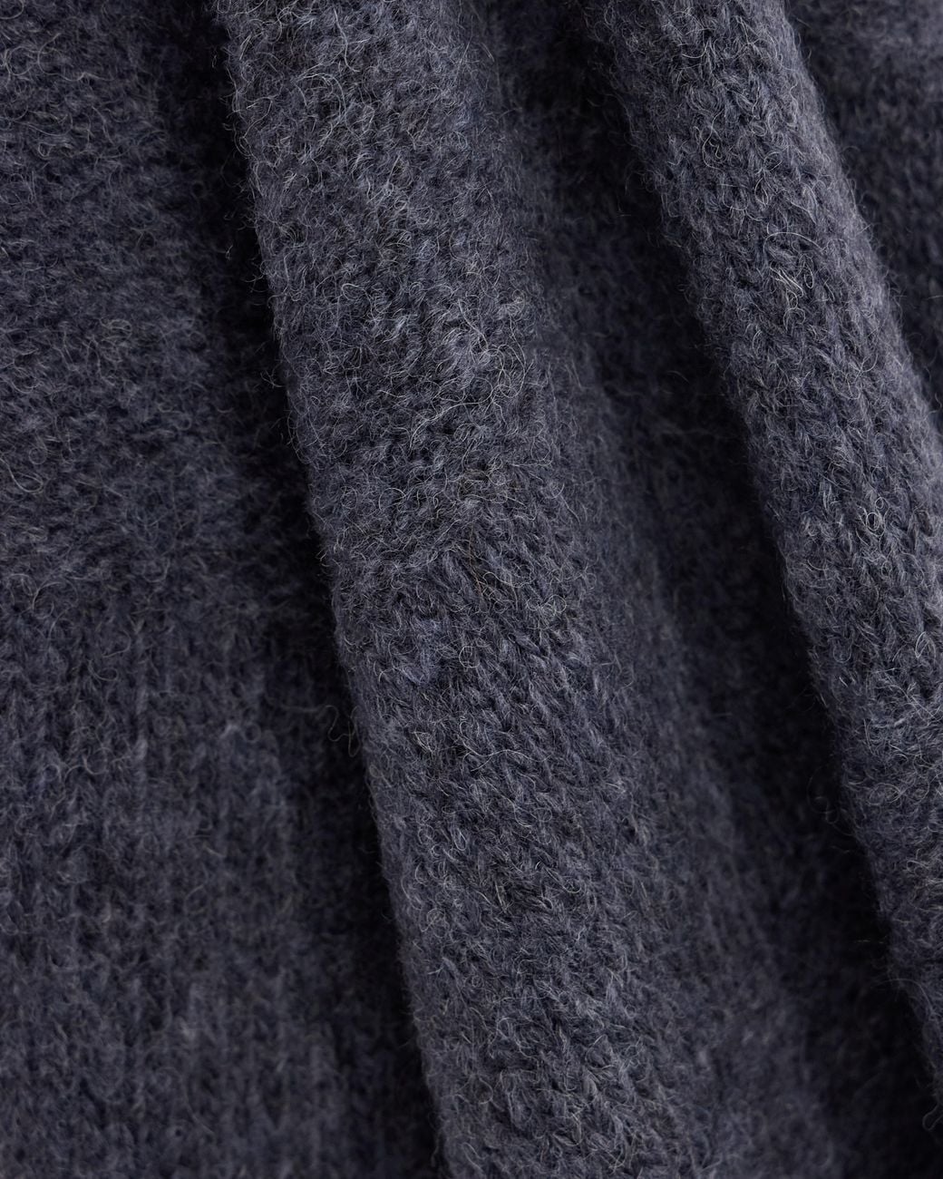 Emporio Armani Blue Long Raglan Sleeve Crewneck Cardigan