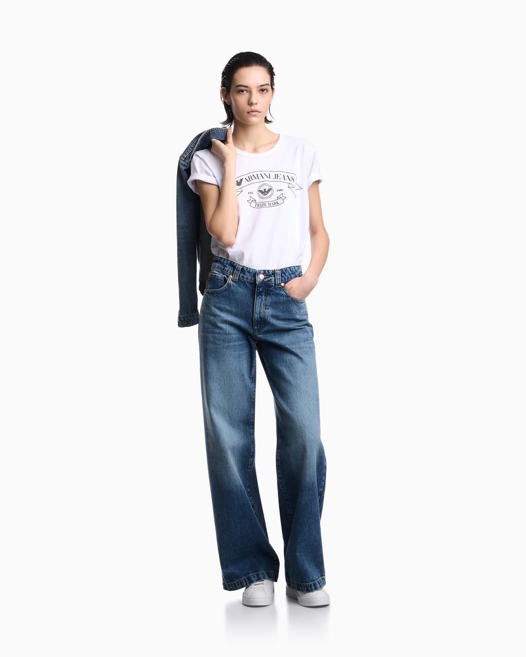 Emporio Armani Blue Armani Jeans J4J Straight-Fit Denim Jeans