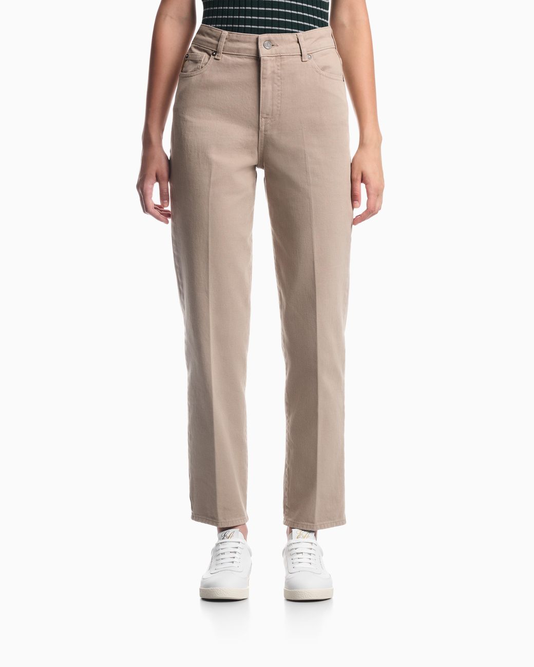 Emporio Armani White J3H Regular Fit Denim Jeans By Armani Jeans