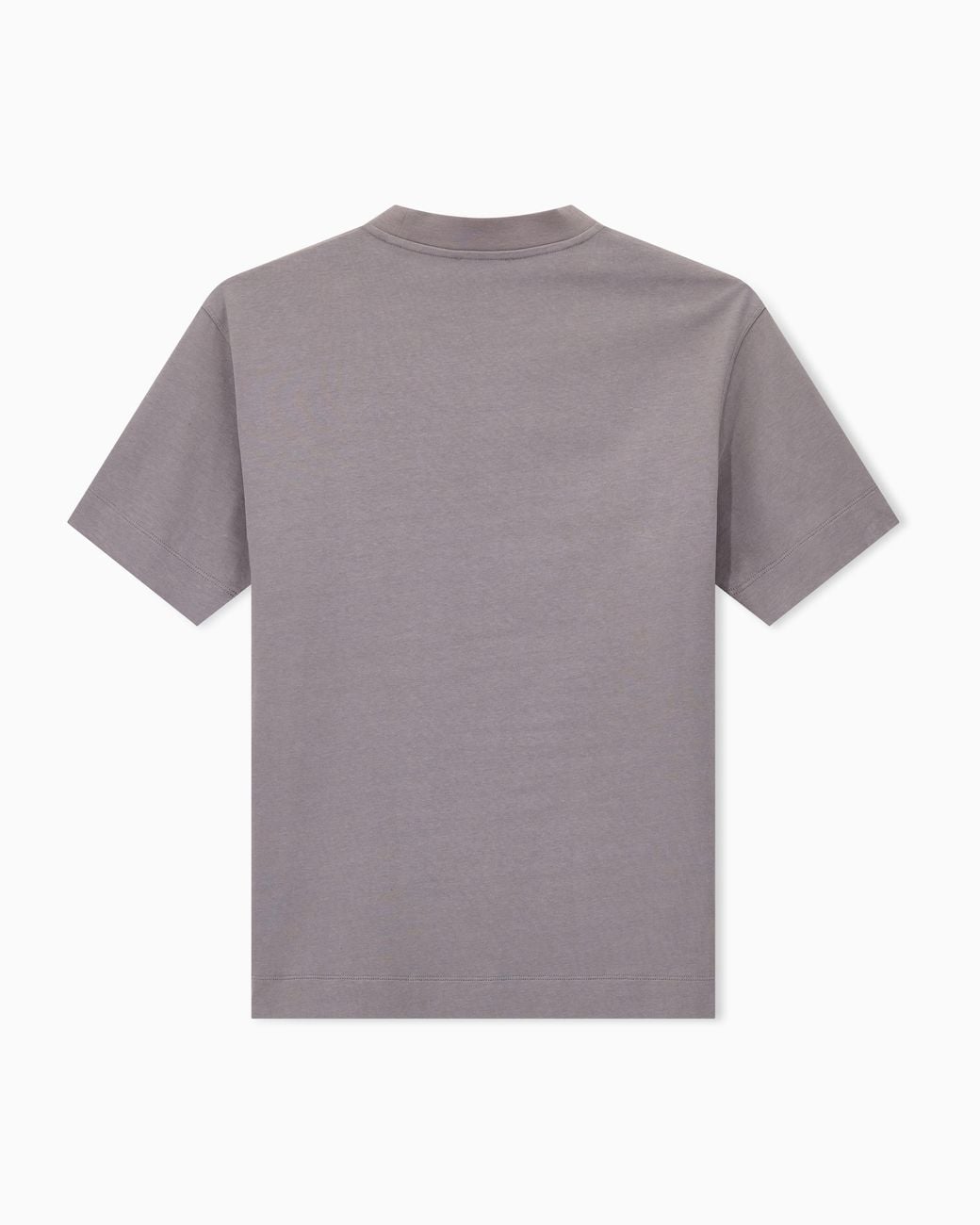 Emporio Armani Gray Heavy Jersey T-Shirt With Print And Eagle Hong Kong Capsule Collection for men