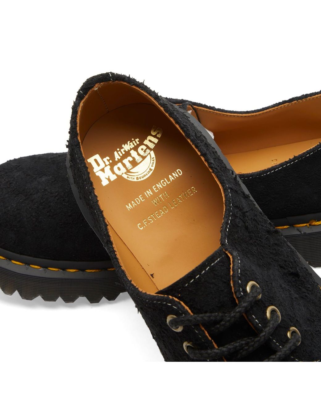 Dr Martens★MIE 1461 BEX★HEAVY EMBOSS SUEDE★BLACK docs-1461-bex-31488001-