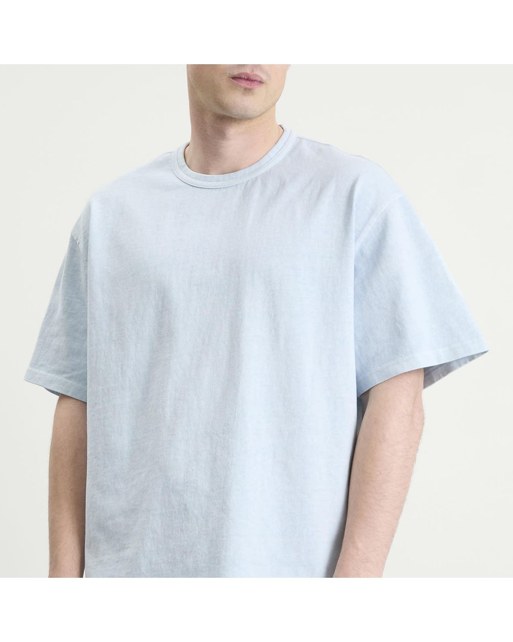 FRIZMWORKS Blue Og Pigment Dye T-Shirt for men