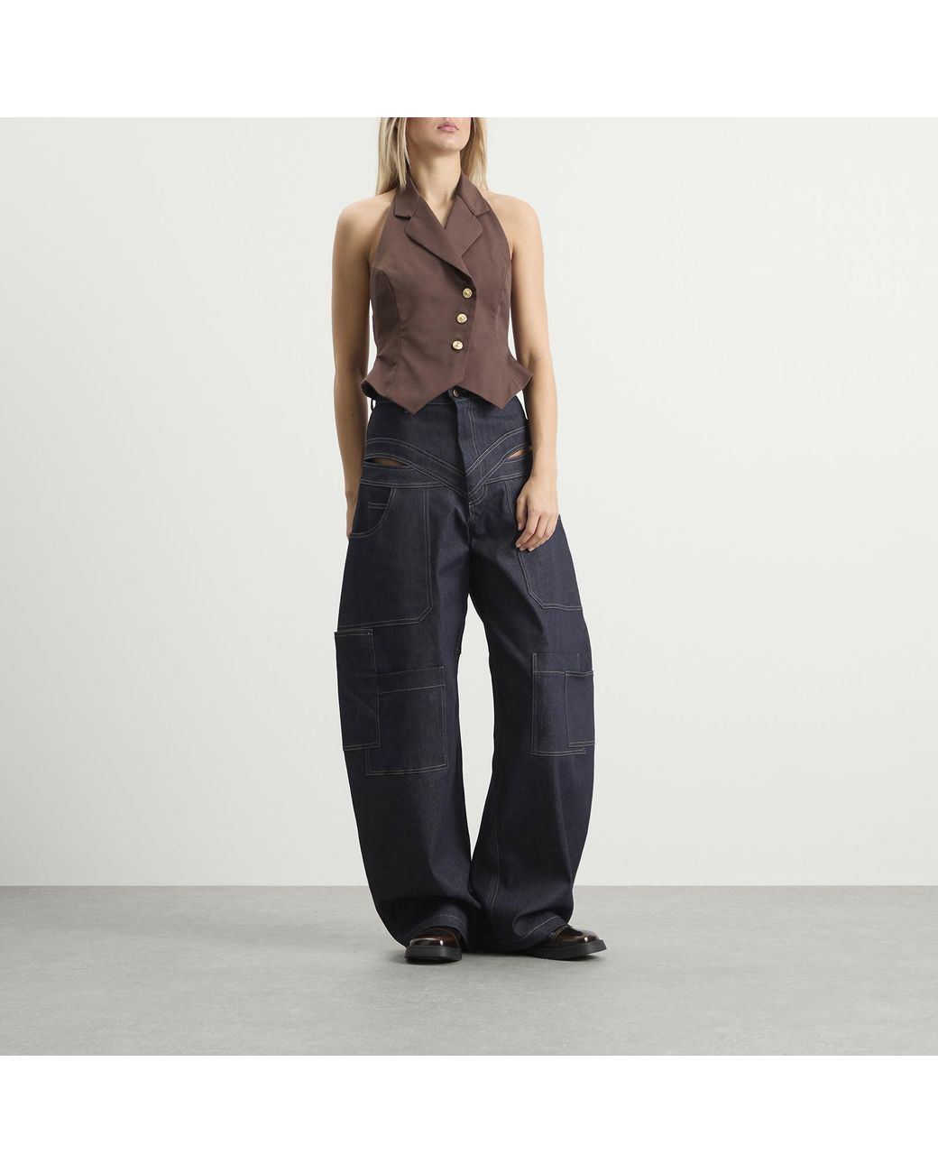 Tolu Coker Blue Banana Pants