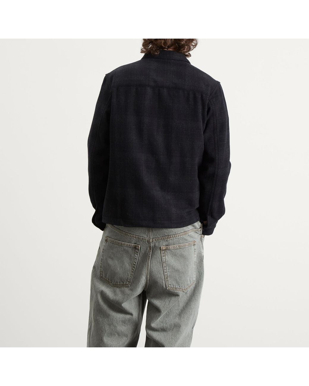 YMC Black Bowie Check Jacket for men