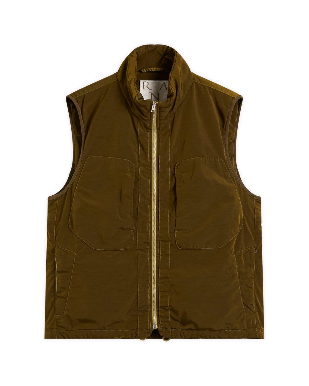 RANRA ナイロンベスト RANRA Treker Canvas Nylon Vest in Green for Men | Lyst