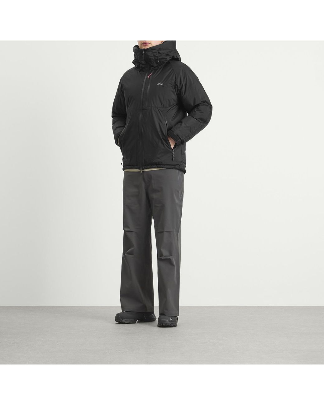 NANGA Black Aurora Tex Down Jacket for men