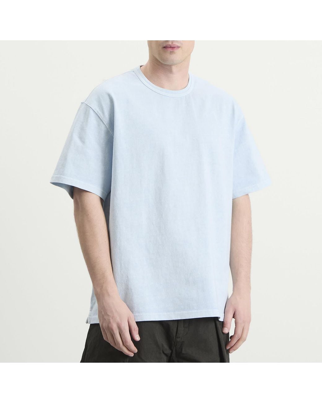 FRIZMWORKS Blue Og Pigment Dye T-Shirt for men