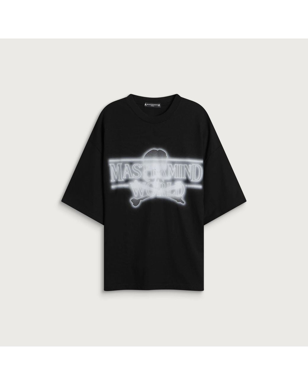 MASTERMIND WORLD Black Neon Logo T-Shirt for men