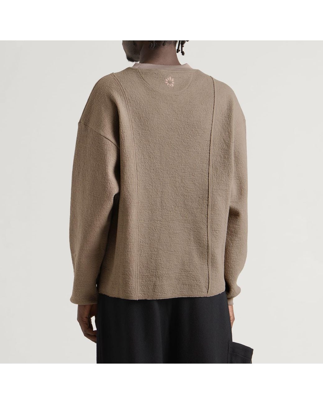 Ganter Natural Raw Edge Crewneck Sweatshirt for men