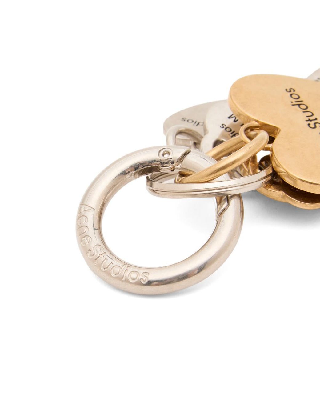 Acne Metallic Multi Key Chain for men