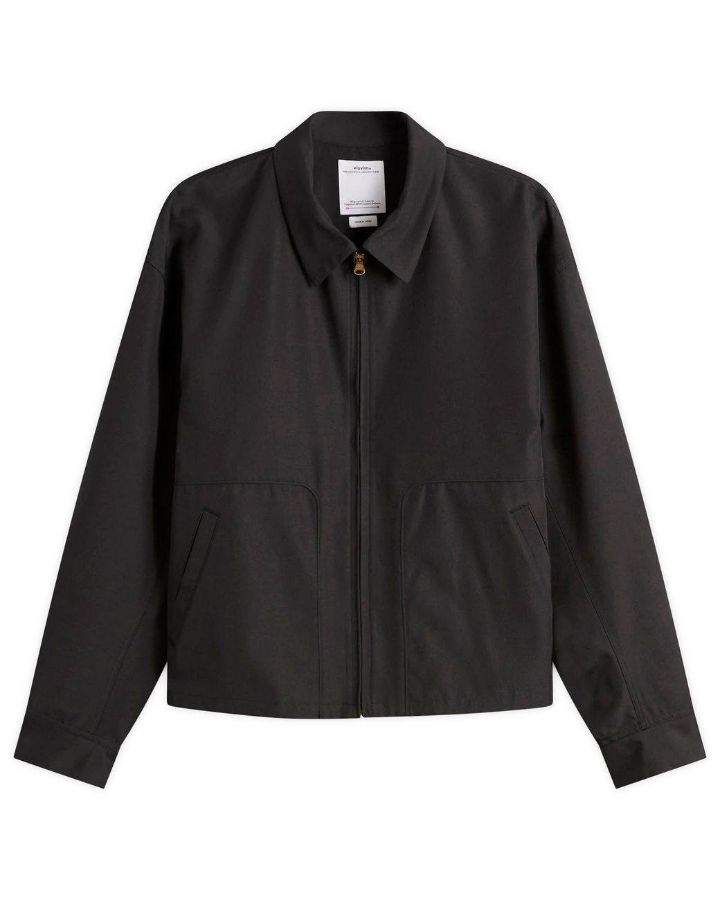 Visvim Black Somer Zip Through Blouson for men
