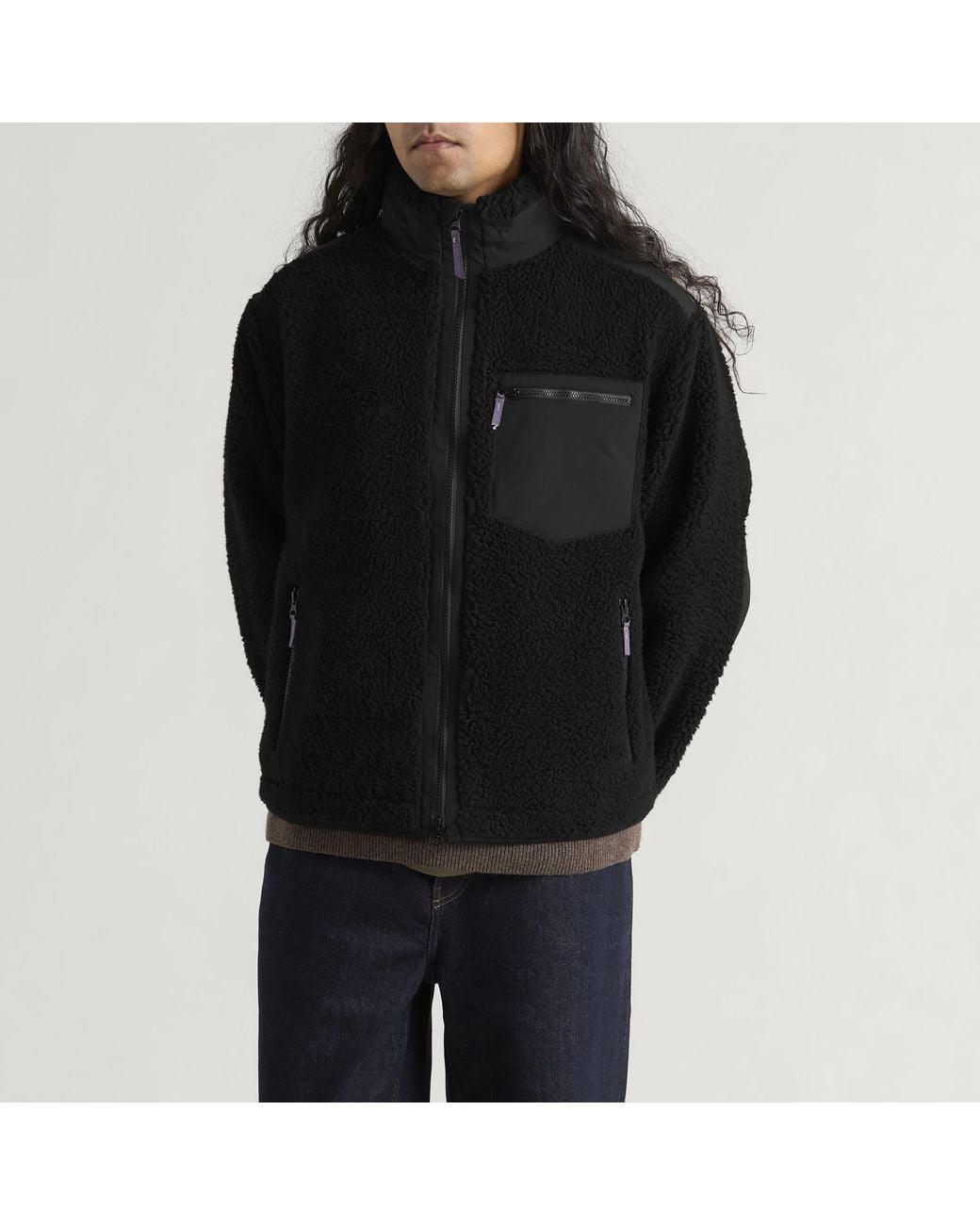 Corridor NYC Black Fleece Zip for men