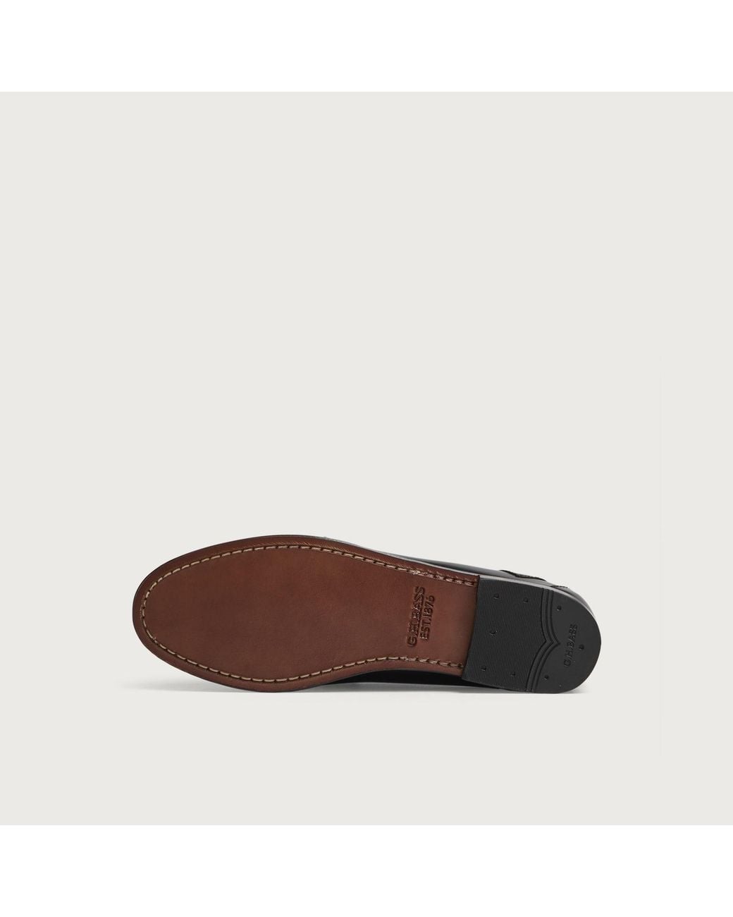 G.H.BASS Black Penny Love Loafers