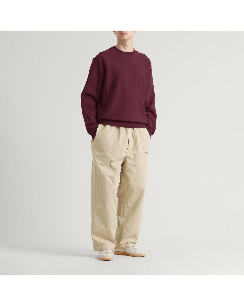 Champion Purple Reverse Weave Relaxed Sweatshirt for men