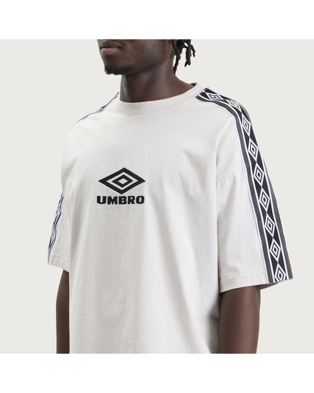 Umbro by Slam Jam White Og Tape T-Shirt for men